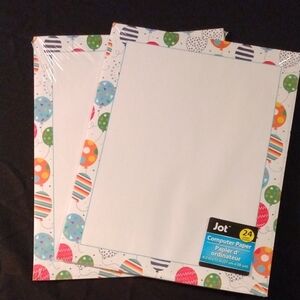 Colorful Balloon Party Paper